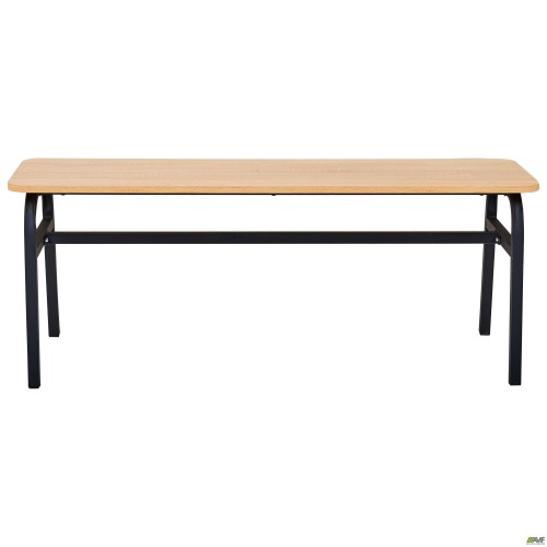 Лавка Спектр 1200 чорний/Дуб Сонома AMF