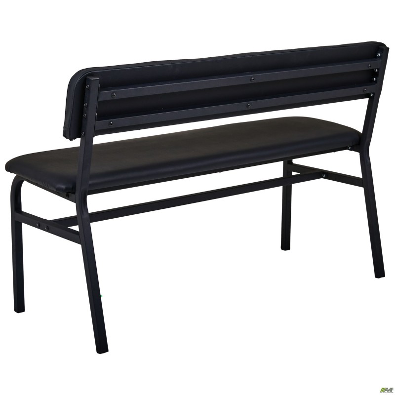 Лавка Спектр зі спинкою 1200 білий беж/Антрацит AMF