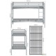 Ліжко двоярусне AMF-1 90200 2 Чорне AMF Ліжко двоярусне AMF-1 90200 2 Чорне AMF