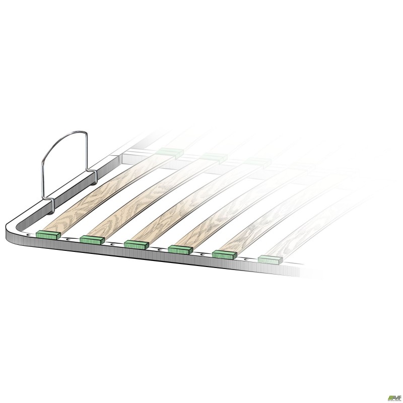 Обмежувач матраца хром AMF