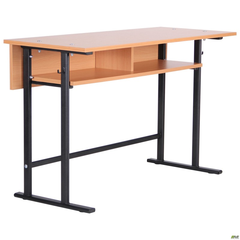 Парта 2-х м. Учнівська з полицею 6 р.г. (1200х500х750мм) бук AMF