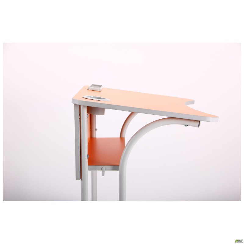 Парта шкільна одномісна регульована 3-6 ростова група, L,стiльниця бук AMF