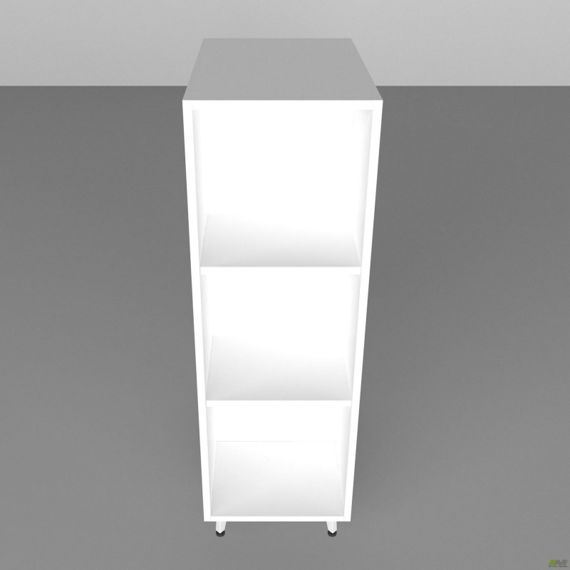 Пенал книжковий двосторонній Delta DL-621 (384х620х1185мм) Білий базовий / Опора білий беж AMF