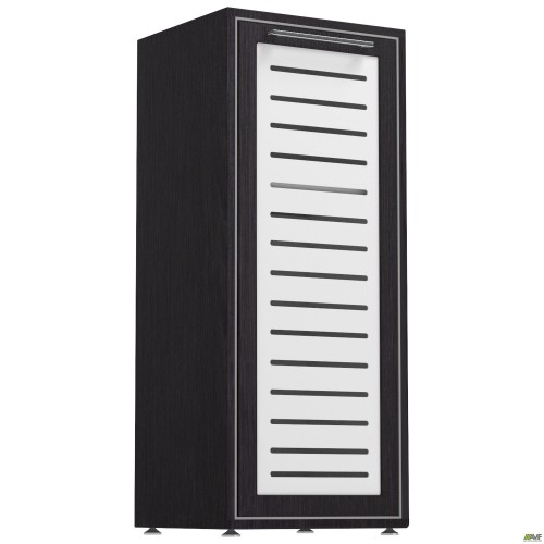 Пенал книжковий Онiкс 450х400х1090 Венге прованс, скло AMF