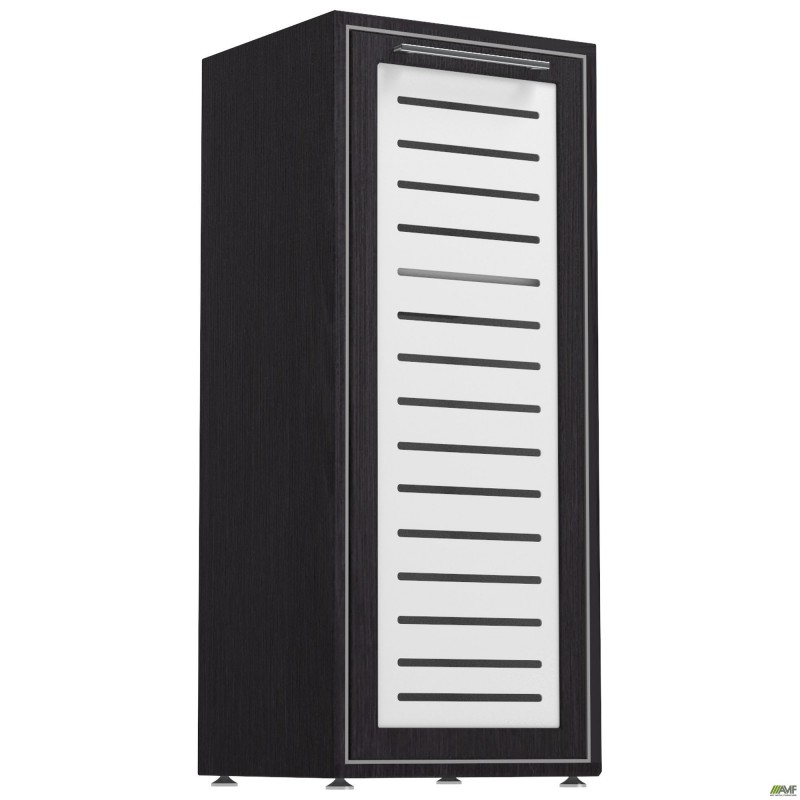 Пенал книжковий Онiкс 450х400х1090 Венге прованс, скло AMF