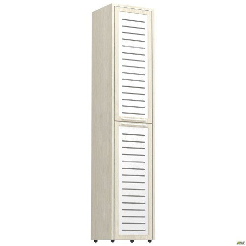 Пенал книжковий Онікс 450х400х2172 Дуб ценамон, скло AMF