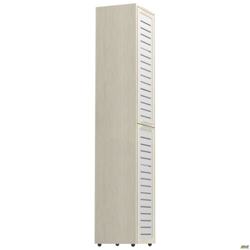 Пенал книжковий Онікс 450х400х2172 Дуб ценамон, скло AMF