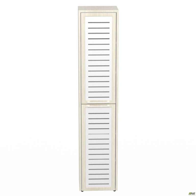 Пенал книжковий Онікс 450х400х2172 Дуб ценамон, скло AMF