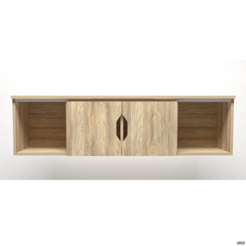 Полиця навісна Delta DL-523 (1418х330х384мм) Блеквуд Ячмінний AMF