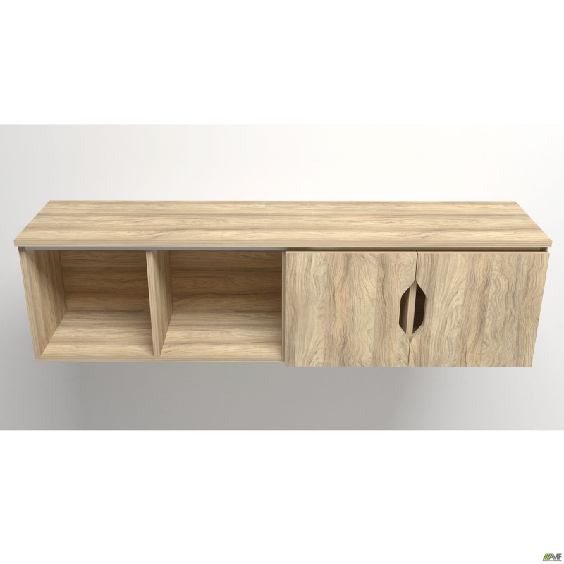 Полиця навісна Delta DL-534 (1418х330х384мм) Блеквуд Ячмінний AMF