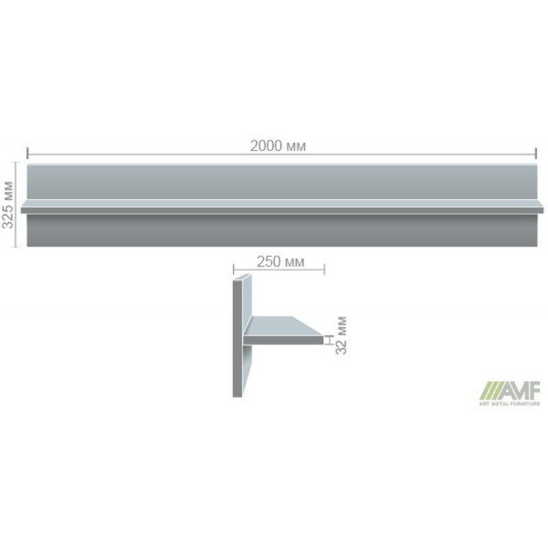 Полка складальна Helios HL-10 Горіх AMF