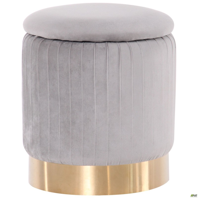 Пуф Little Monte Grey / Golden Chrom AMF Пуф Little Monte Grey / Golden Chrom AMF