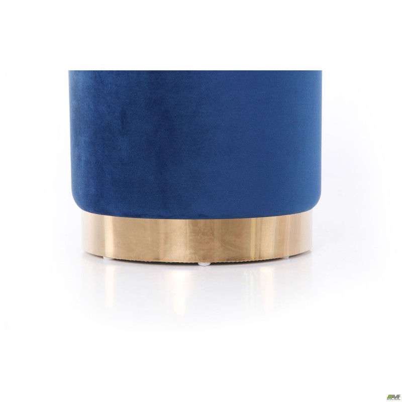 Пуф Madrid Blue / Golden Chrom AMF