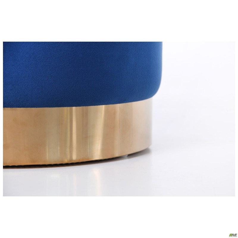 Пуф Madrid Blue / Golden Chrom AMF