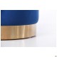 Пуф Madrid Blue / Golden Chrom AMF