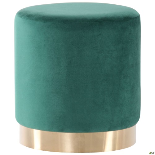 Пуф Madrid Green / Golden Chrom AMF
