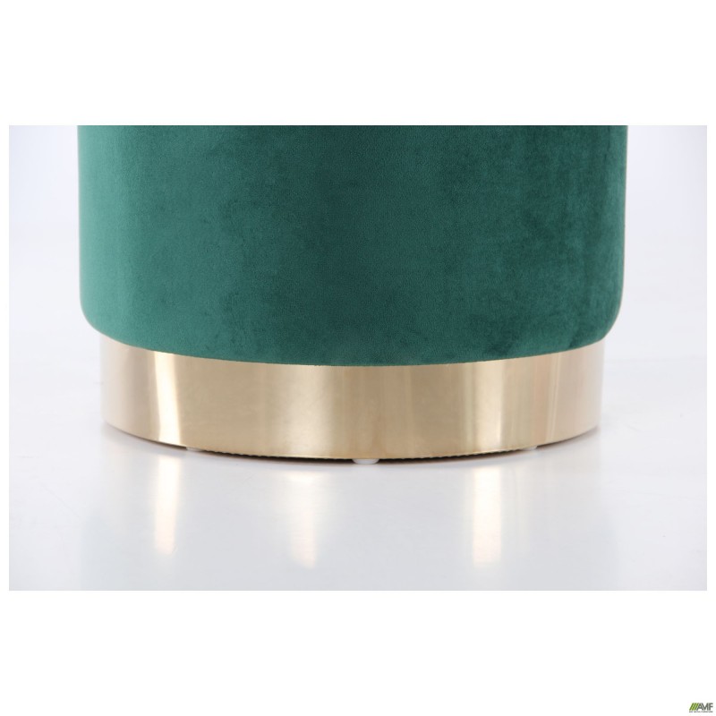 Пуф Madrid Green / Golden Chrom AMF