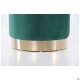 Пуф Madrid Green / Golden Chrom AMF