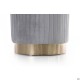 Пуф Monte Grey / Golden Chrom AMF