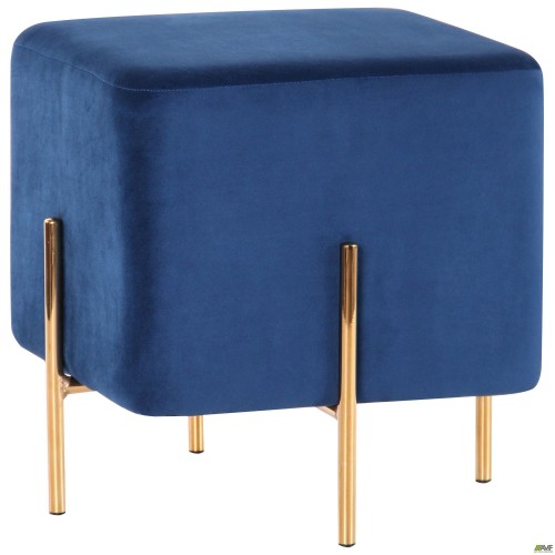 Пуф Ritz Blue / Golden Chrom AMF