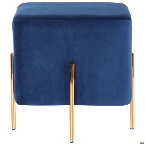 Пуф Ritz Blue / Golden Chrom AMF