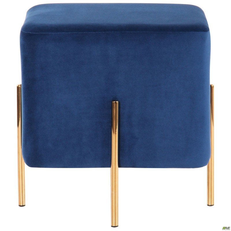 Пуф Ritz Blue / Golden Chrom AMF