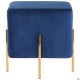Пуф Ritz Blue / Golden Chrom AMF