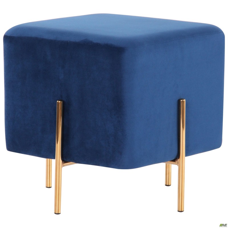 Пуф Ritz Blue / Golden Chrom AMF