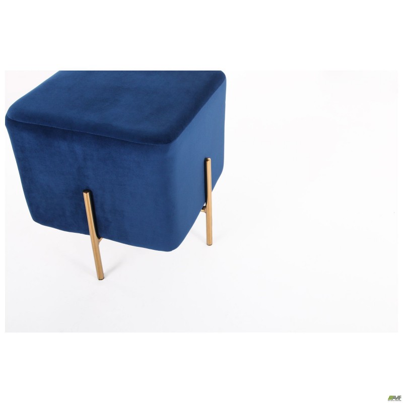 Пуф Ritz Blue / Golden Chrom AMF