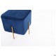 Пуф Ritz Blue / Golden Chrom AMF