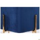 Пуф Ritz Blue / Golden Chrom AMF