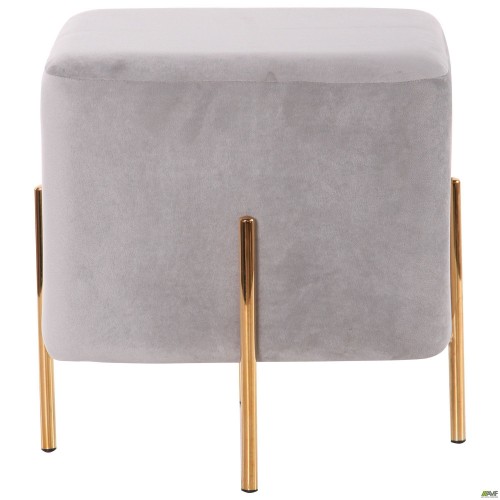 Пуф Ritz Grey / Golden Chrom AMF