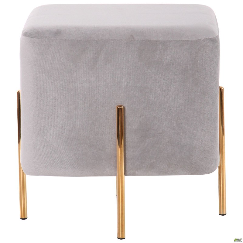 Пуф Ritz Grey / Golden Chrom AMF