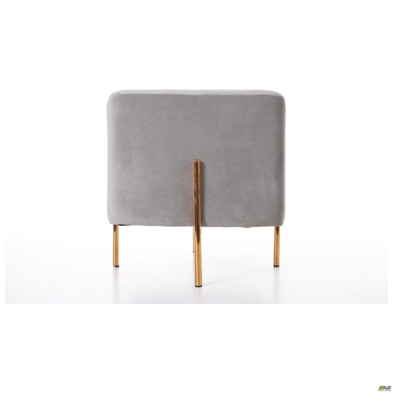 Пуф Ritz Grey / Golden Chrom AMF