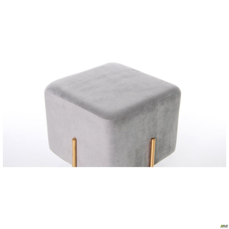 Пуф Ritz Grey / Golden Chrom AMF