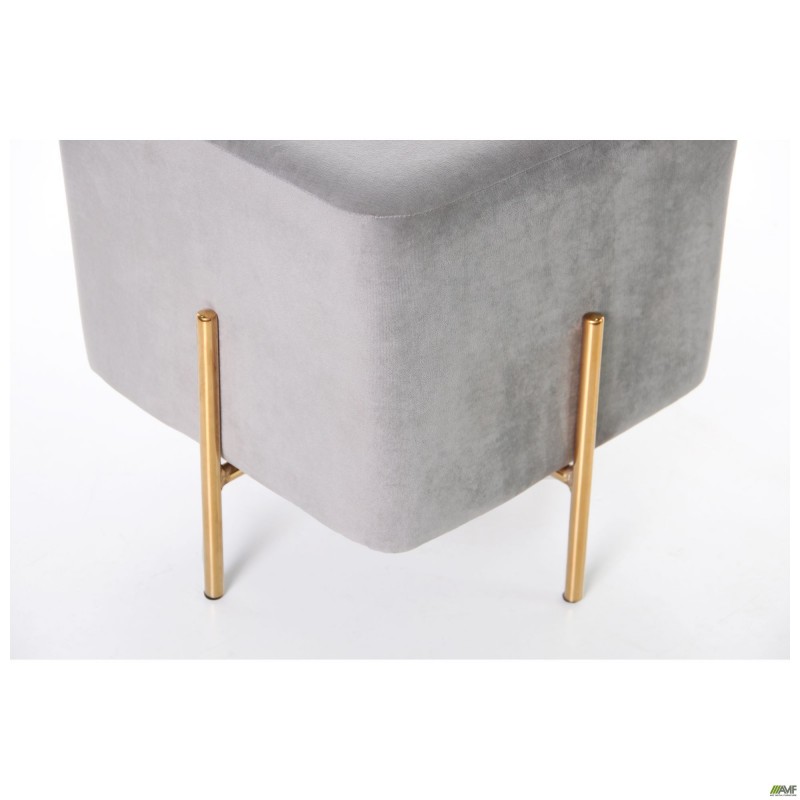 Пуф Ritz Grey / Golden Chrom AMF