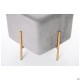 Пуф Ritz Grey / Golden Chrom AMF