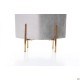 Пуф Ritz Grey / Golden Chrom AMF