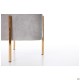Пуф Ritz Grey / Golden Chrom AMF