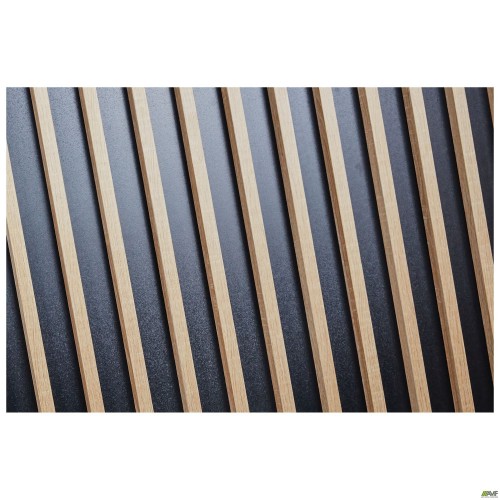 Рейкова стіна Welcome(810х42х980Н) чорний, Дуб Сонома AMF