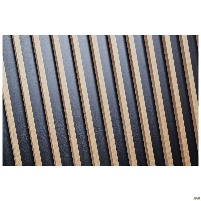 Рейкова стіна Welcome(810х42х980Н) чорний, Дуб Сонома AMF