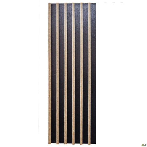 Рейкова стіна Welcome (550х42х980Н) чорний, Дуб Сонома AMF