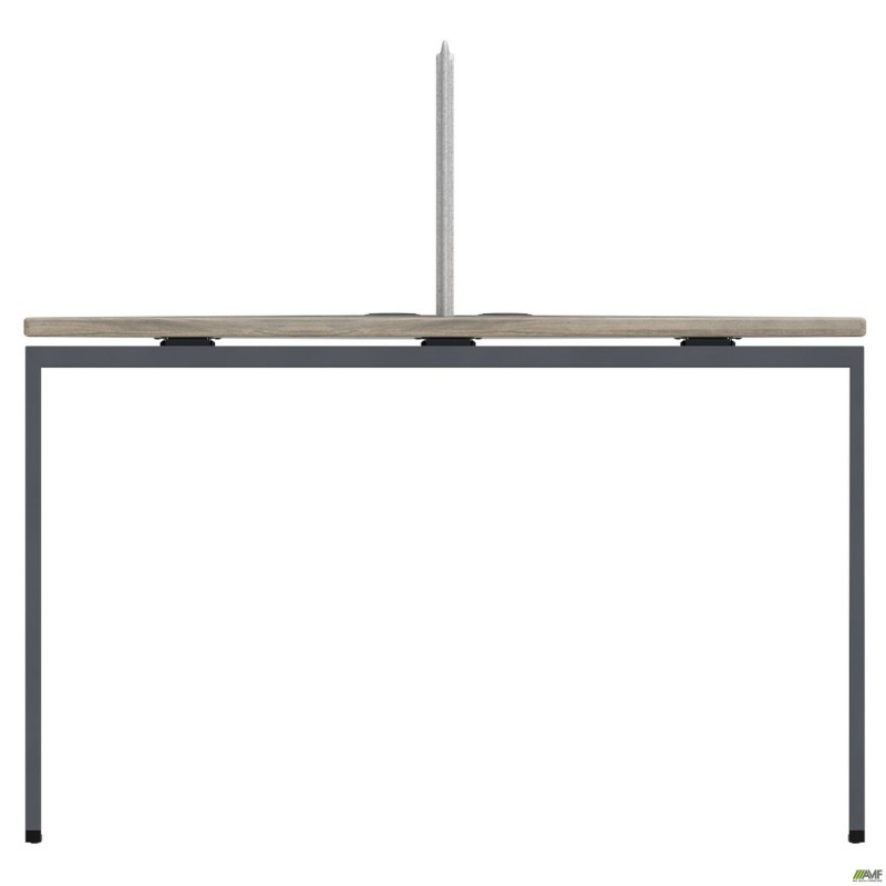 Робоча станція з Перегородкою SIG-154 (1387х1200х750) Чорний граф/В'яз Ліберті/Сірий AMF