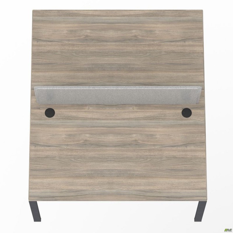 Робоча станція з Перегородкою SIG-165 (1587х1600х750) Чорний граф/В'яз Ліберті/Сірий AMF