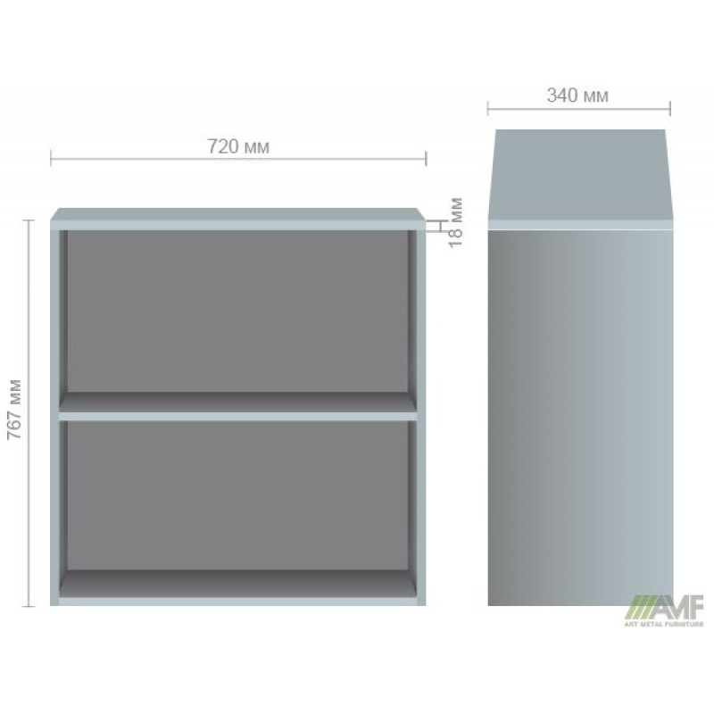 Секція меблева SL-603 (720х340х767мм) в'яз Ліберті AMF