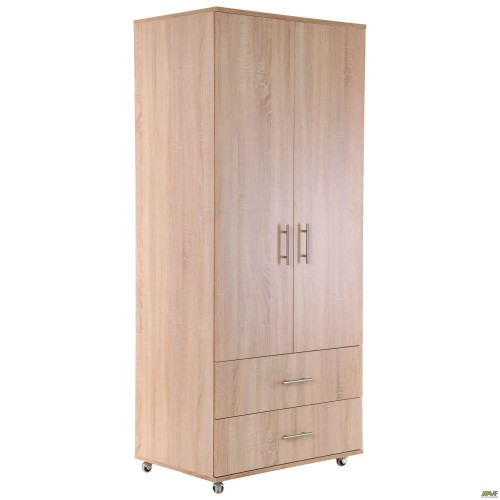 Шафа для одягу Roma R-302 (765х520х1790) Дуб Сонома AMF
