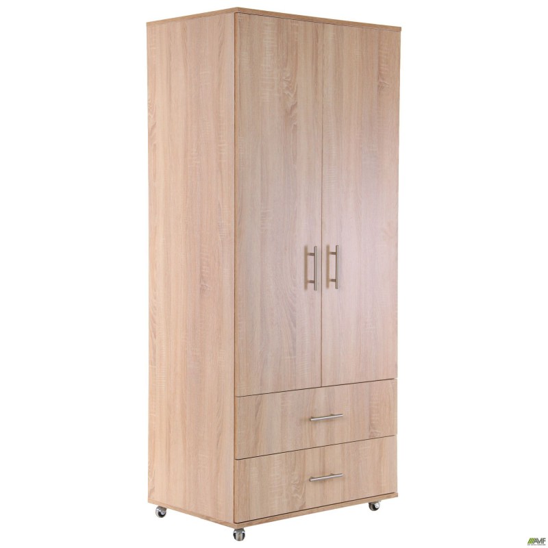 Шафа для одягу Roma R-302 (765х520х1790) Дуб Сонома AMF
