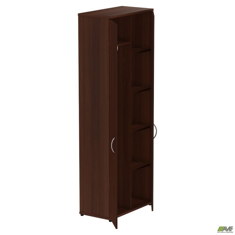 Шафа для одягу МГ-935 (806х420х2196мм) горіх темний AMF
