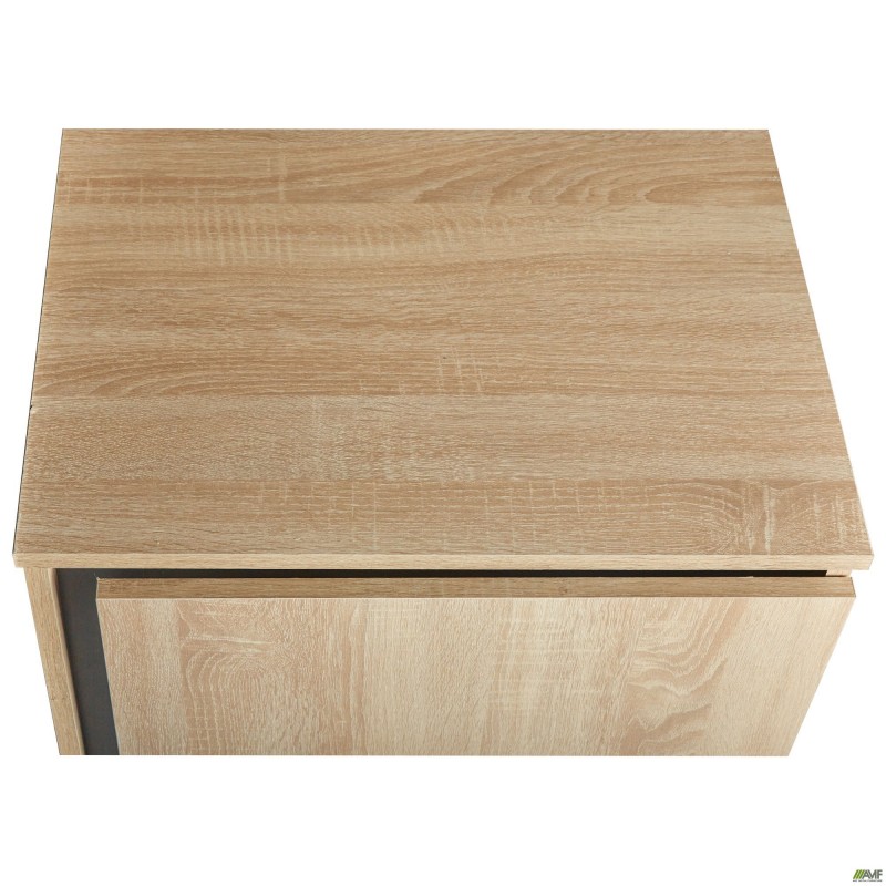 Шафа гардеробна Welcome (550х400х1960Н) чорний графіт, Дуб Сонома AMF