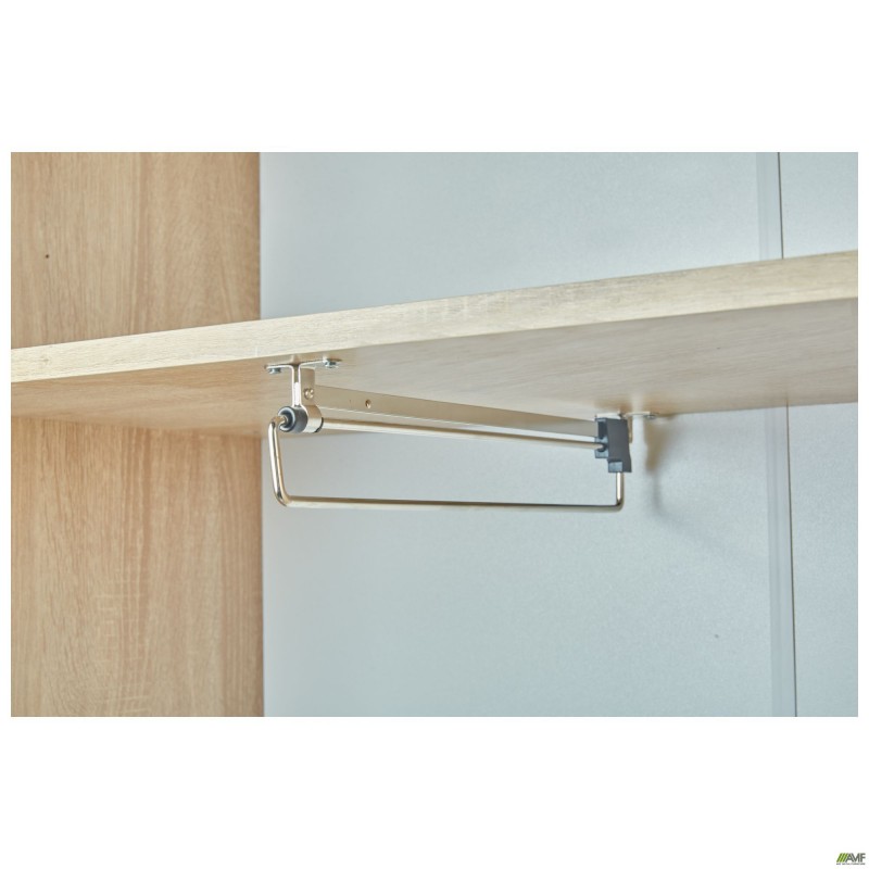 Шафа гардеробна Welcome (550х400х1960Н) чорний графіт, Дуб Сонома AMF